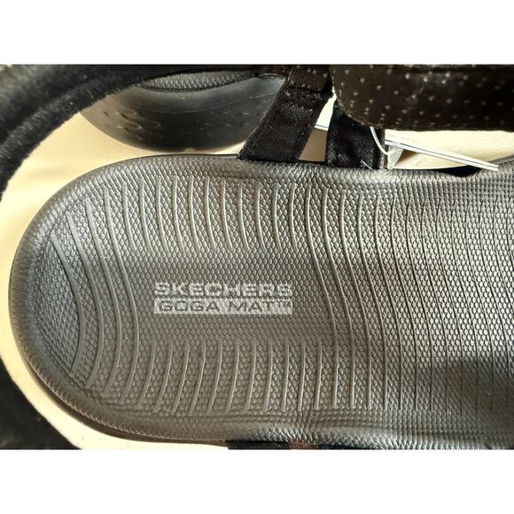 NEW Skechers Go Walk Flex Sublime Strappy Sandals Womens Size 8 Black Goga Mat - Picture 6 of 8